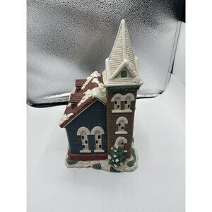 Vintage Christmas Mervyn’s Village Square Church 1982